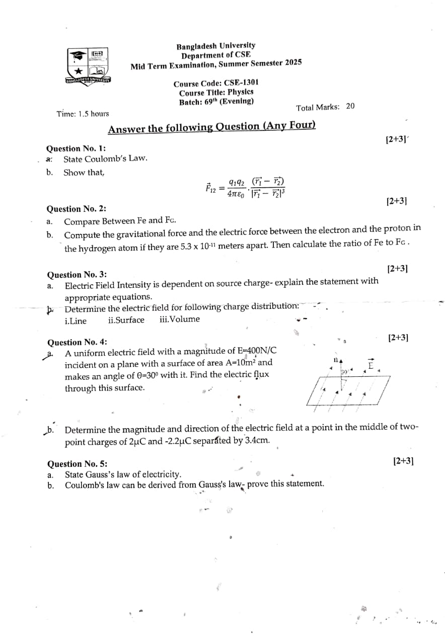Physics question paper